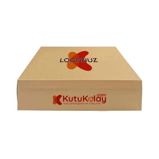 4 Baton Kraft Renk Turta Kutusu (Özel Baskılı) 450 gr.